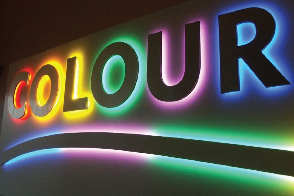 Buy Back Lit Flat Cut 3D Letters Online